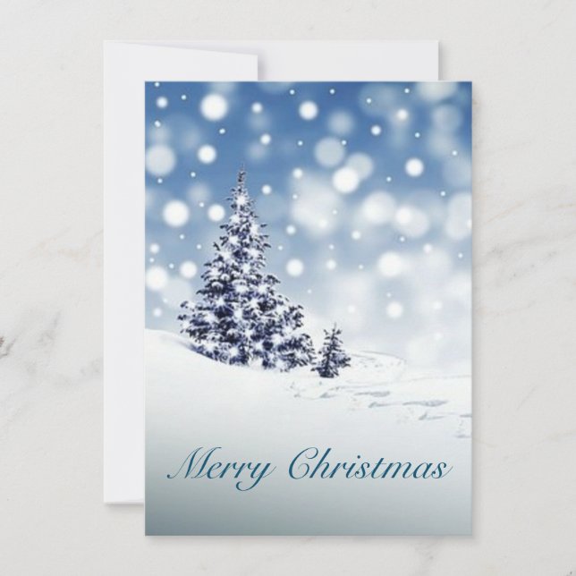 Weihnachts-Weihnachtskarte Feiertagskarte (Vorderseite)