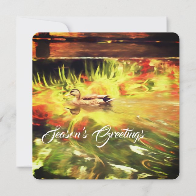 Weihnachts-Weihnachtskarte Feiertagskarte (Vorderseite)