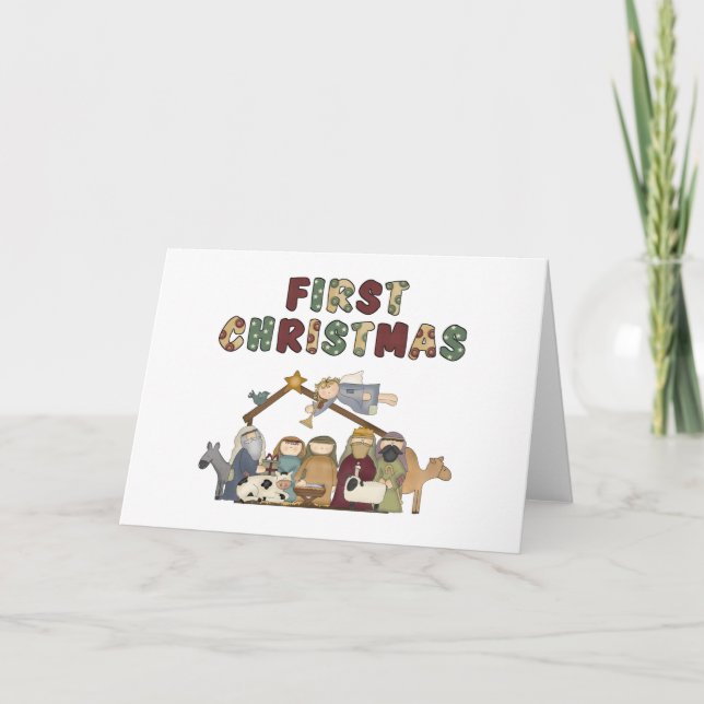 Weihnachts-Weihnachtskarte Feiertagskarte (Vorderseite)