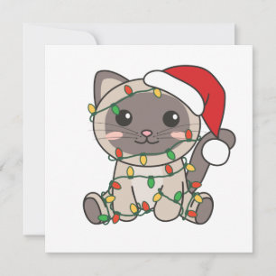 Weihnachts-Weihnachtskatzen Einladung