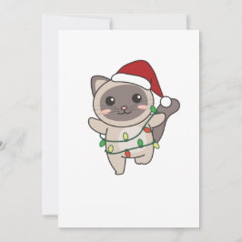 Weihnachts-Weihnachtskatzen Feiertagskarte