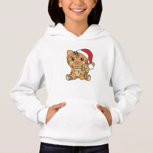 Weihnachts-Weihnachtskatzen Hoodie