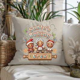 Weihnachts-Weihnachtskekse in der Crew Kissen