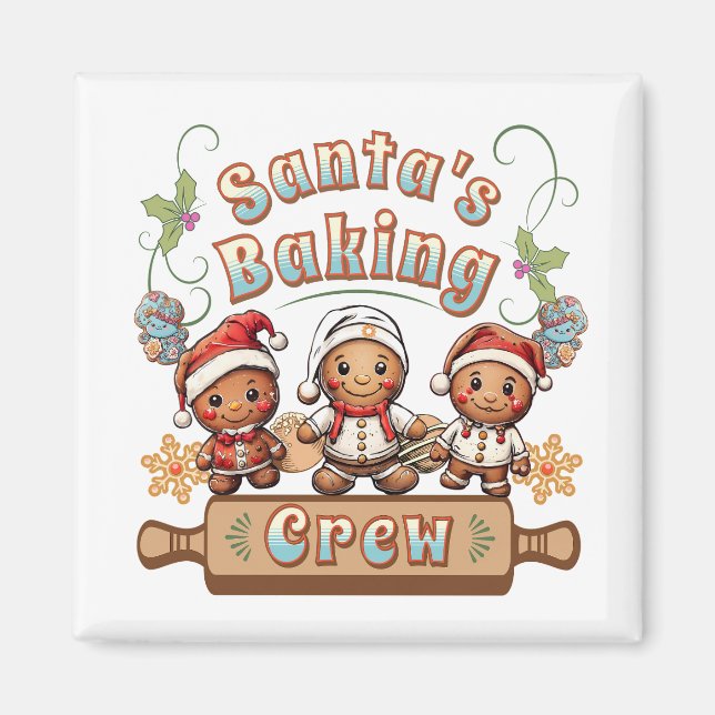 Weihnachts-Weihnachtskekse in der Crew Magnet (Vorne)