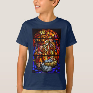 Weihnachts-Weihnachtskind aus verkettetem Glas T-Shirt