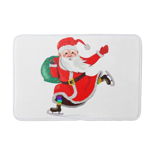 Weihnachts-Weihnachtsklauseln - Maßgeschneiderte B Badematte (Vorderseite)