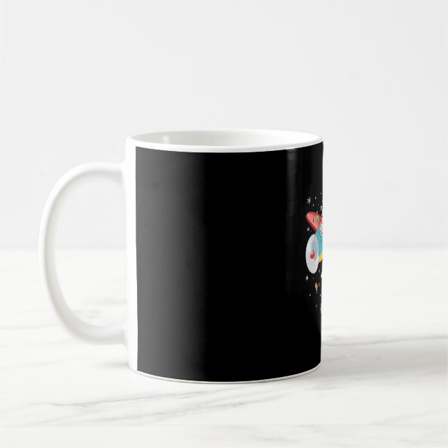 Weihnachts-Weihnachtsklauseln Pilot Flugzeug Boys  Kaffeetasse (Links)