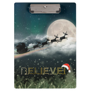 Weihnachts-Weihnachtskletterwand Klemmbrett