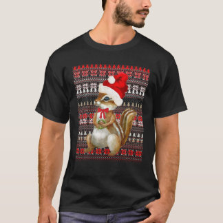 Weihnachts Weihnachtskostüm Weihnachten Chipmunk L T-Shirt