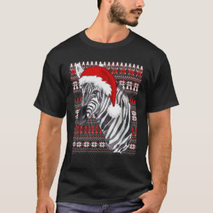 Weihnachts Weihnachtskostüm Weihnachten Zebra Love T-Shirt