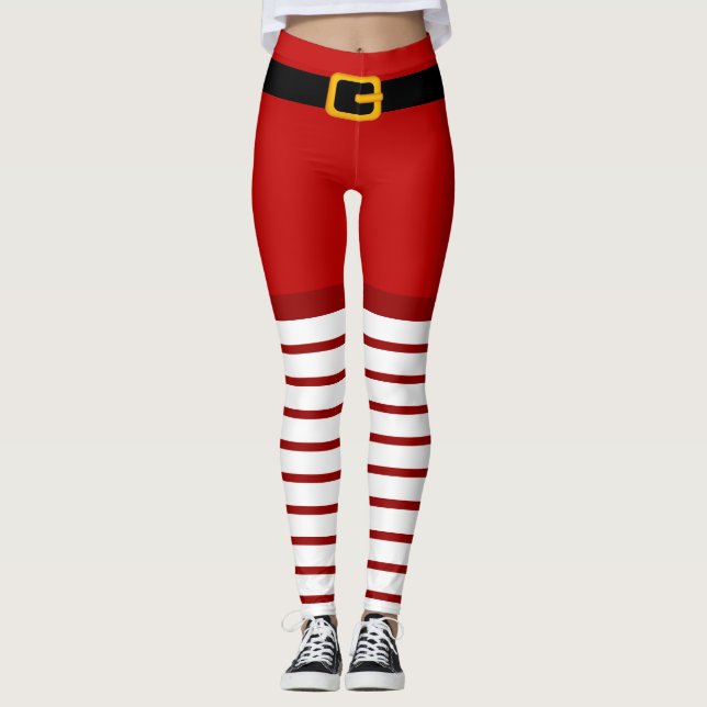 Weihnachts-Weihnachtskostüme Leggings (Vorderseite)
