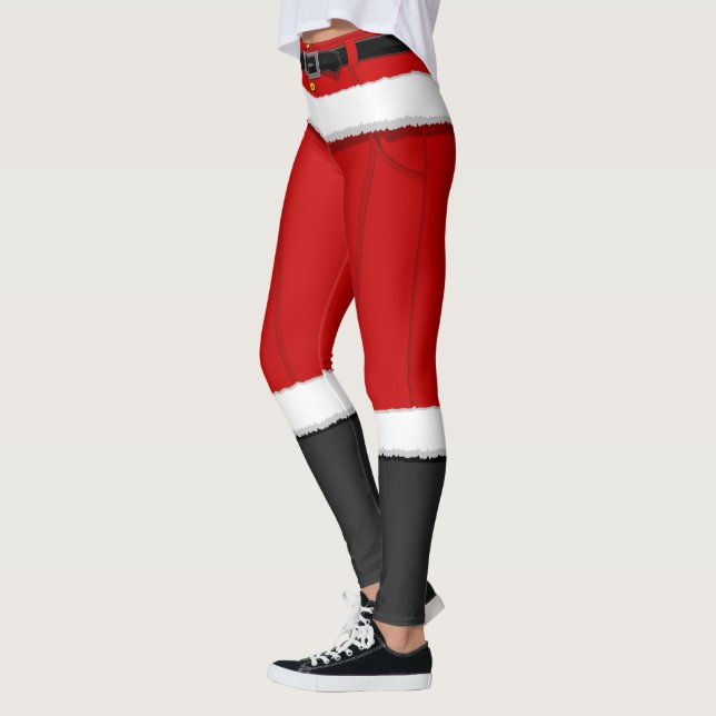 Weihnachts-Weihnachtskostüme-Leggings in Santa Leg Leggings (Links)