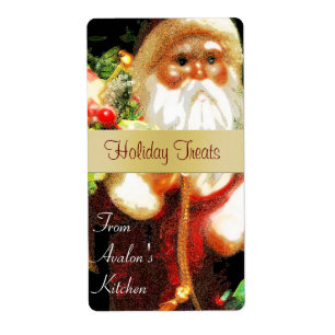 Weihnachts-Weihnachtsküche Leckerei Backlabel