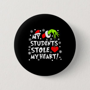 Weihnachts-Weihnachtslehrer meines Schülers gestoh Button