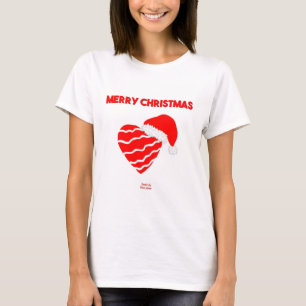Weihnachts-Weihnachtslied Weiß-Basic-T-Shirt T-Shirt