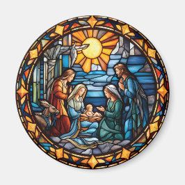 Weihnachts Weihnachtsmagnet verkleidet Glass Style Magnet