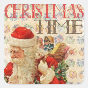 Weihnachts Weihnachtsmann-Claus Stickers