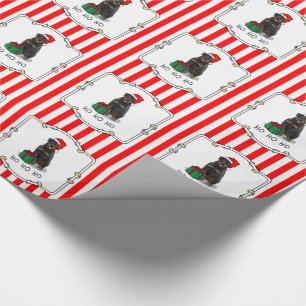 Weihnachts Weihnachtsmann Hat Rottweiler Dog Funny Geschenkpapier