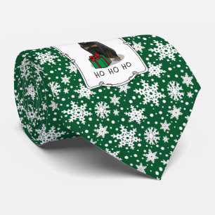 Weihnachts Weihnachtsmann Hat Rottweiler Dog Funny Krawatte