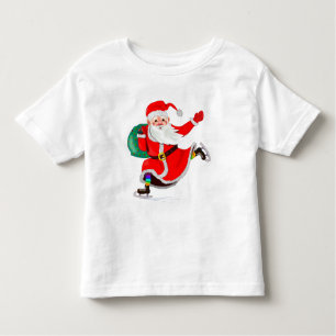 Weihnachts-Weihnachtsmann-Kleinkind-T - Shirt