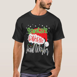 Weihnachts-Weihnachtsmann - Lieblingssozialarbeite T-Shirt