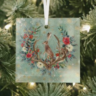 Weihnachts-Weihnachtsmann Ornament Aus Glas