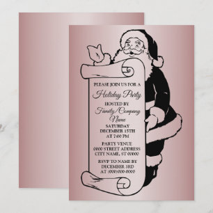Weihnachts-Weihnachtsmann-Party Einladung