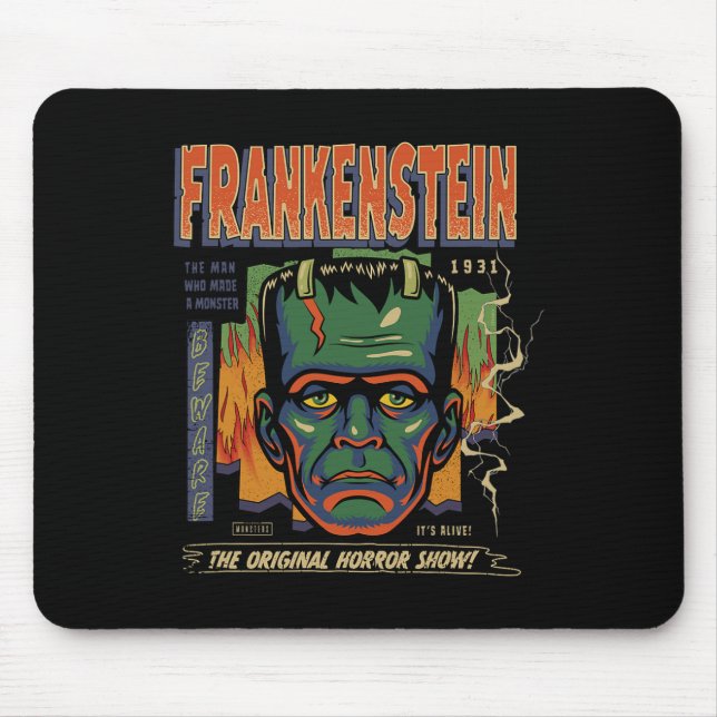Weihnachts Weihnachtsmann-Skeleton-Dabbing Hallowe Mousepad (Vorne)