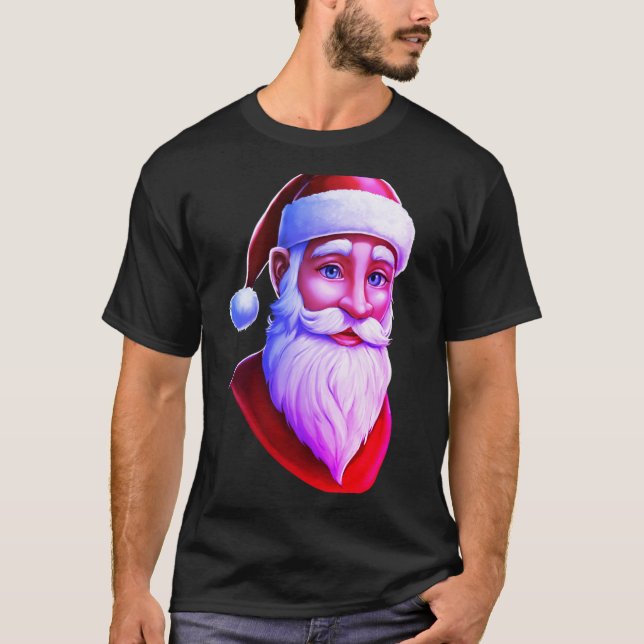 Weihnachts-Weihnachtsmann-T - Shirt - Perfekter Ur (Vorderseite)