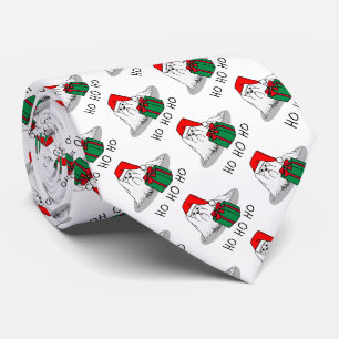 Weihnachts-Weihnachtsmannmütze Malteser Hund Niedl Krawatte