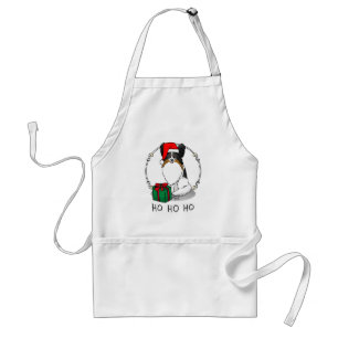 Weihnachts-Weihnachtsmannmütze Papillon (trifarbig Schürze