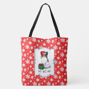 Weihnachts-Weihnachtsmannmütze Papillon (trifarbig Tasche