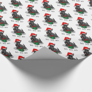 Weihnachts-Weihnachtsmannmütze Scottish Terrier (s Geschenkpapier
