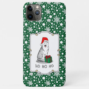 Weihnachts-Weihnachtsmannmütze Sibirischer Husky ( Case-Mate iPhone Hülle