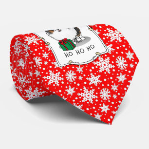 Weihnachts-Weihnachtsmannmütze Spitz (in drei Farb Krawatte
