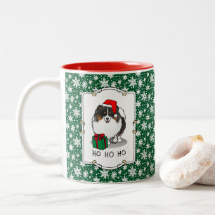 Weihnachts-Weihnachtsmannmütze Spitz (in drei Farb Zweifarbige Tasse