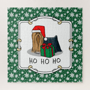 Weihnachts-Weihnachtsmannmütze Yorkshire Terrier Y