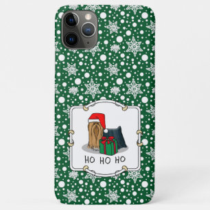 Weihnachts-Weihnachtsmannmütze Yorkshire Terrier Y Case-Mate iPhone Hülle