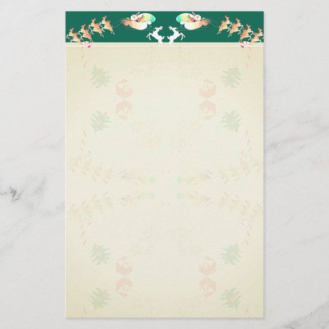 Weihnachts-Weihnachtsmarkt Briefpapier (Vorderseite)