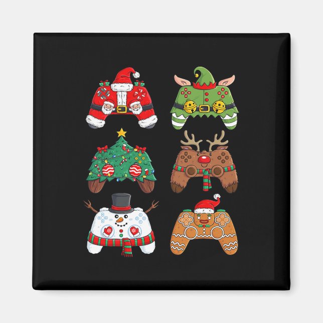 Weihnachts-Weihnachtsmeisterschaften Spaß Xmas Bo Magnet (Vorne)