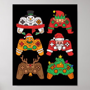Weihnachts-Weihnachtsmeisterschaften Spielautomate Poster