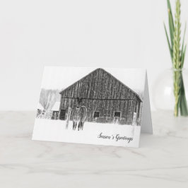 Weihnachts-Weihnachtspferd Feiertagskarte