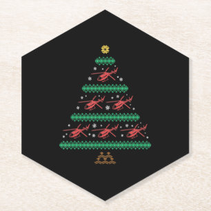 Weihnachts-Weihnachtspiloten-Weihnachtsgeschenk Untersetzer