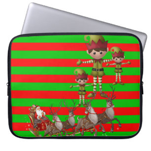 Weihnachts-Weihnachtsschläfchen, 15 Zoll, Santa Laptopschutzhülle