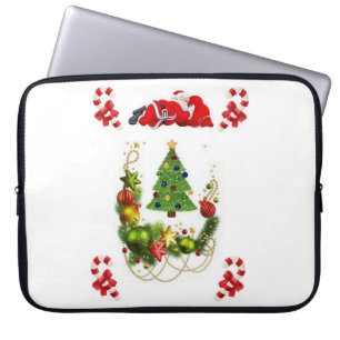 Weihnachts-Weihnachtsschläfchen, 15 Zoll, Santa Laptopschutzhülle