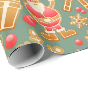 Weihnachts-Weihnachtsschmuck Hintergrund Muster Geschenkpapier