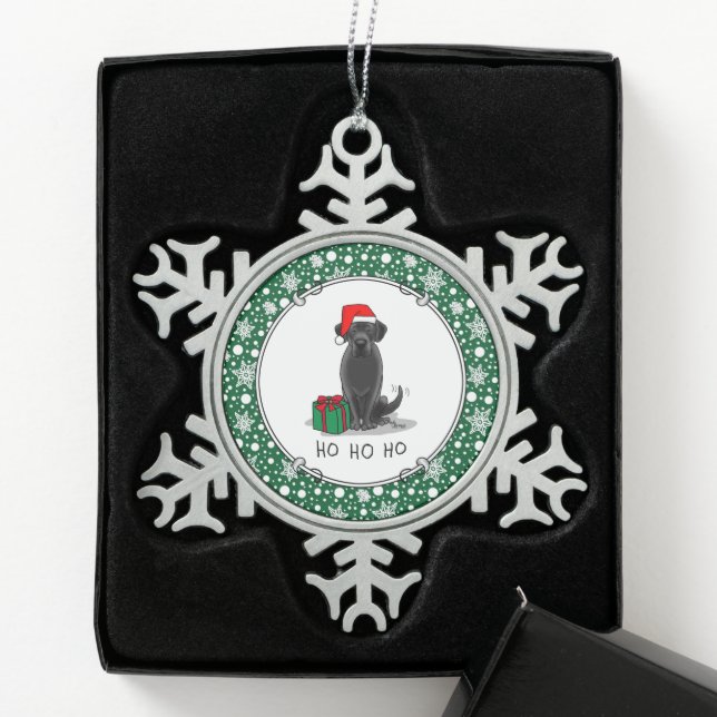 Weihnachts-Weihnachtsschmuck Niedlich Schneeflocken Zinn-Ornament (Box)