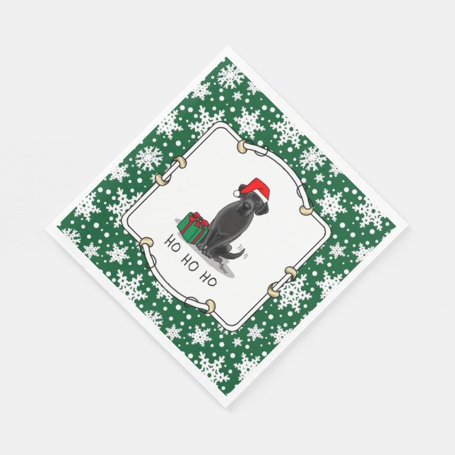 Weihnachts-Weihnachtsschmuck Niedlich Serviette (Ecke)