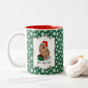 Weihnachts-Weihnachtsschmuck (Zimt) Niedlich Zweifarbige Tasse