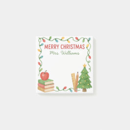 Weihnachts-Weihnachtsstickzeug Lehrerin Notizen